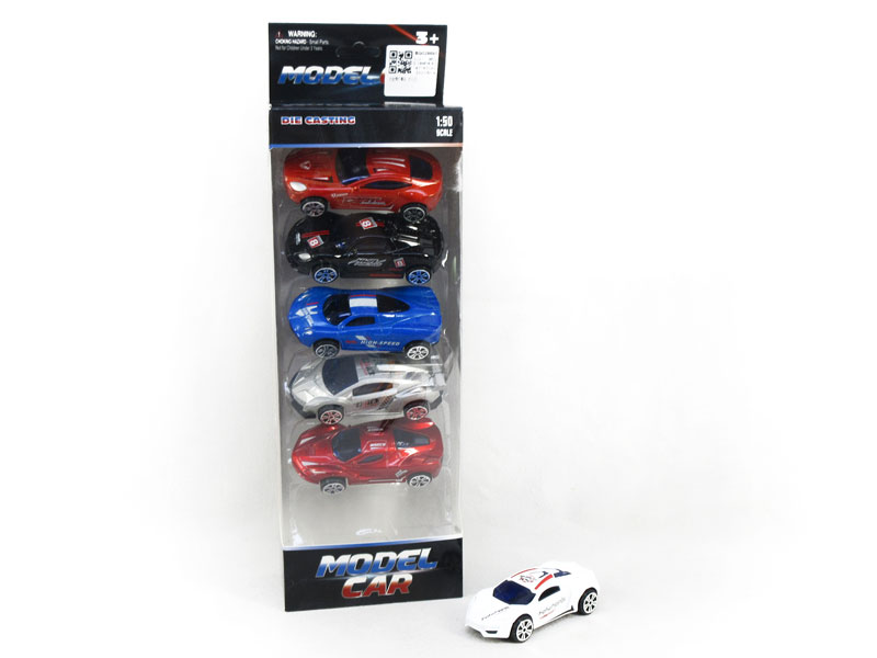 Die Cast Racing Car Free Wheel(6in1) toys