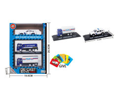 Die Cast Police Car Free Wheel(3in1)