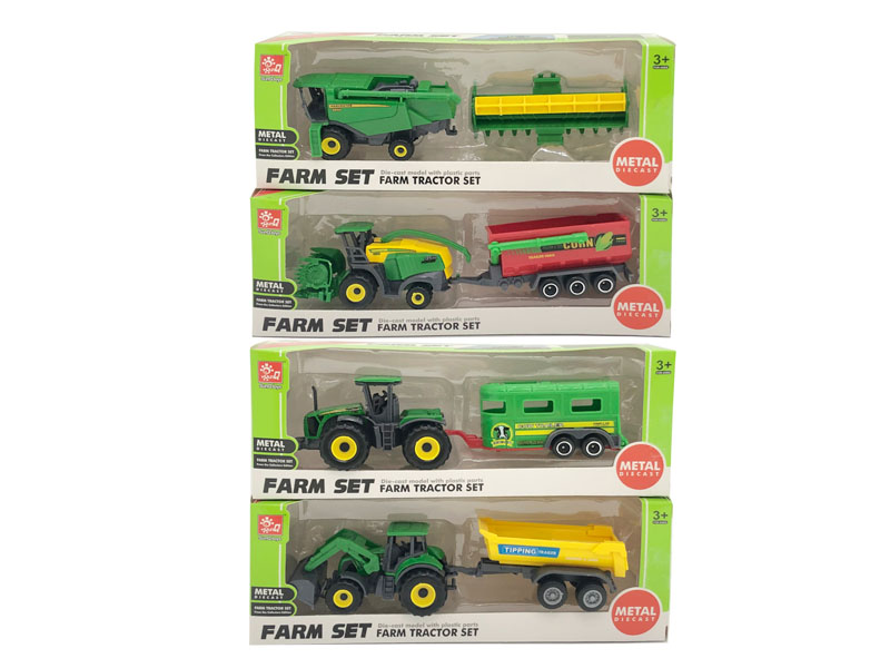 1:64 Die Cast Farmer Truck Free Wheel(4S) toys