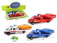 Die Cast Truck Pull Back(3in1)