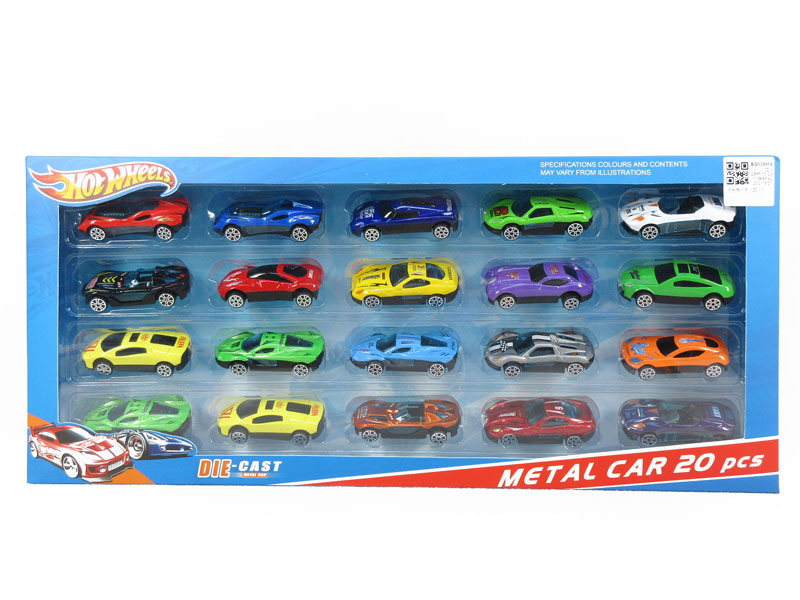 Die Cast Car Free Wheel(20in1) toys