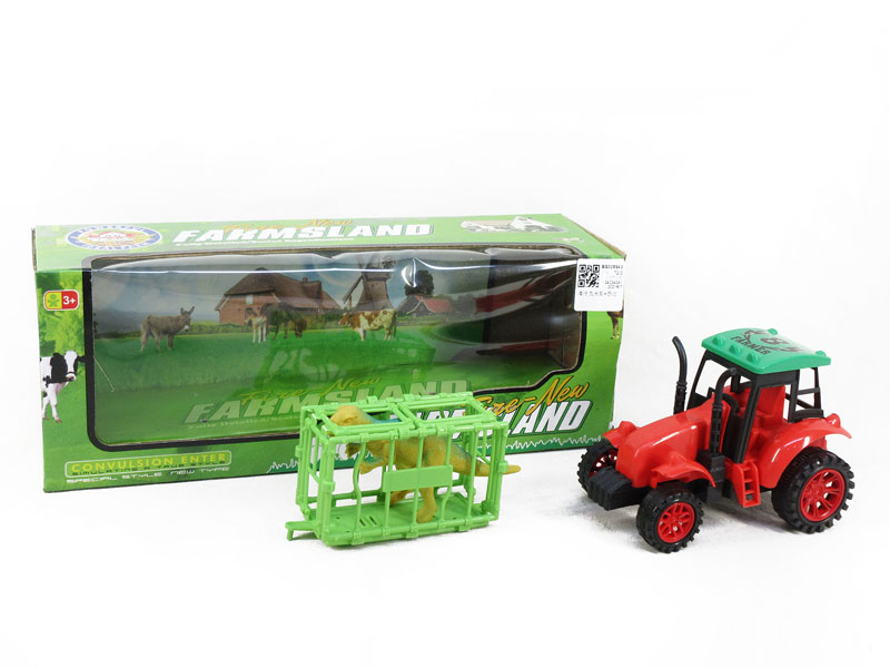 Free Wheel Farmer Truck & Dinosaur toys