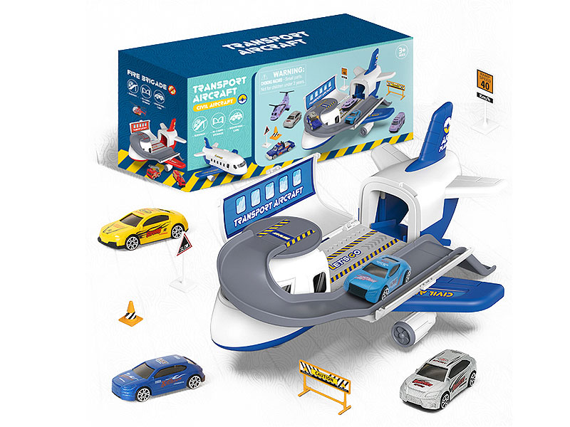 Free Wheel Storage Aircraft Set toys