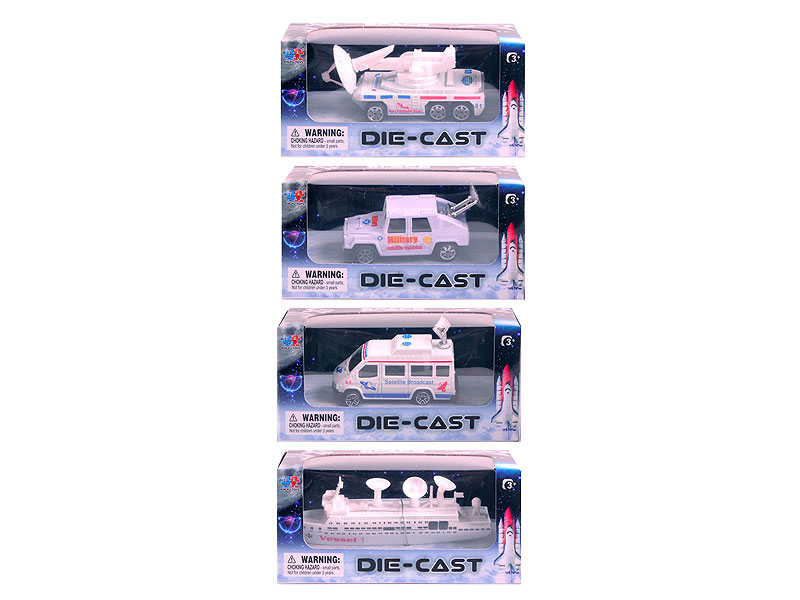 Die Cast Space Vehicle Free Wheel(4S) toys