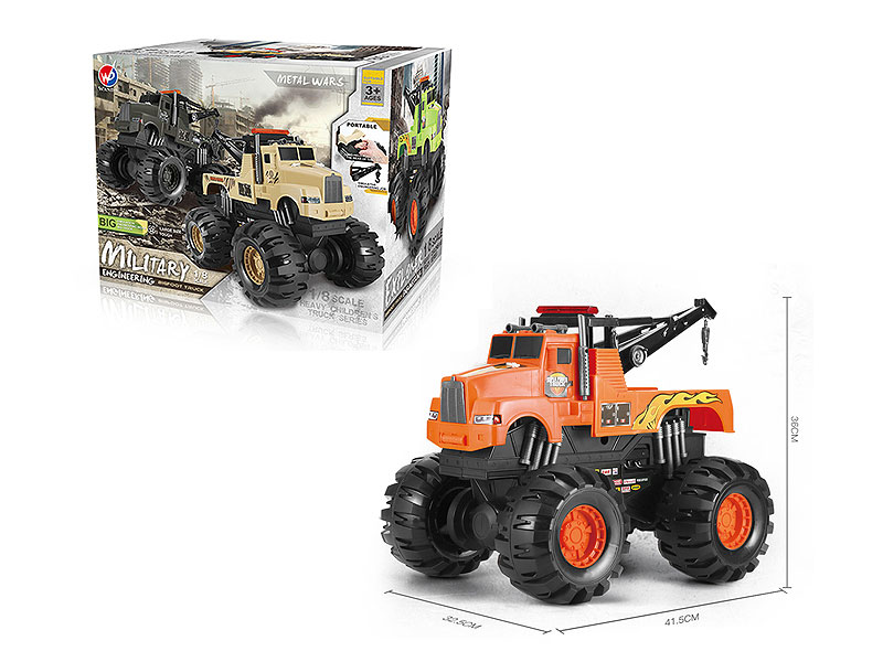 1:8 Free Wheel Construction Truck(2C) toys