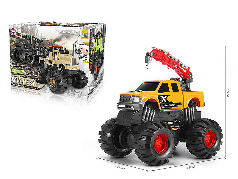 1:8 Free Wheel Rescue Crane toys