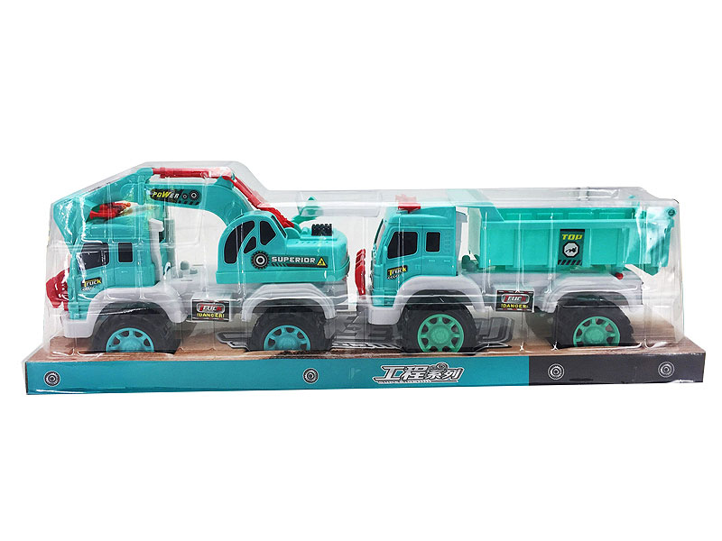 Free Wheel Construction Truck(2in1) toys