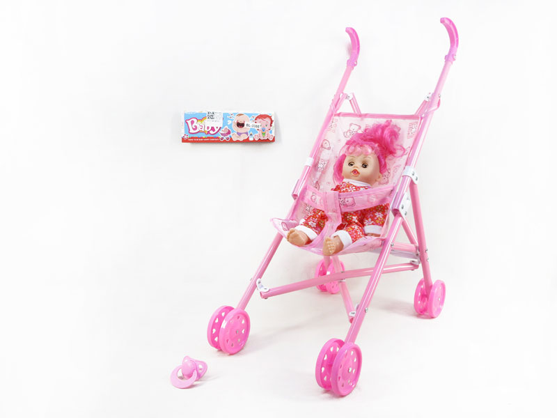 Go-Cart & Doll W/M toys