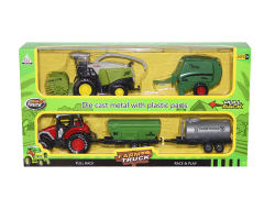 Die Cast Farmer Truck Set Free Wheel