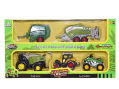 Die Cast Farmer Truck Set Free Wheel