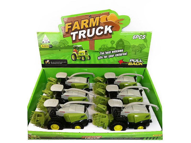 Die Cast Farmer Truck Free Wheel(6in1) toys