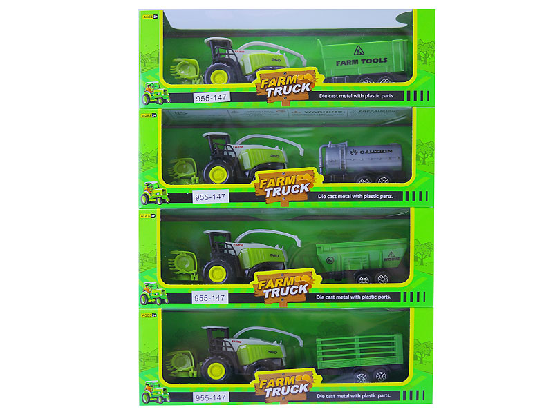 Die Cast Farmer Truck Free Wheel(4S) toys