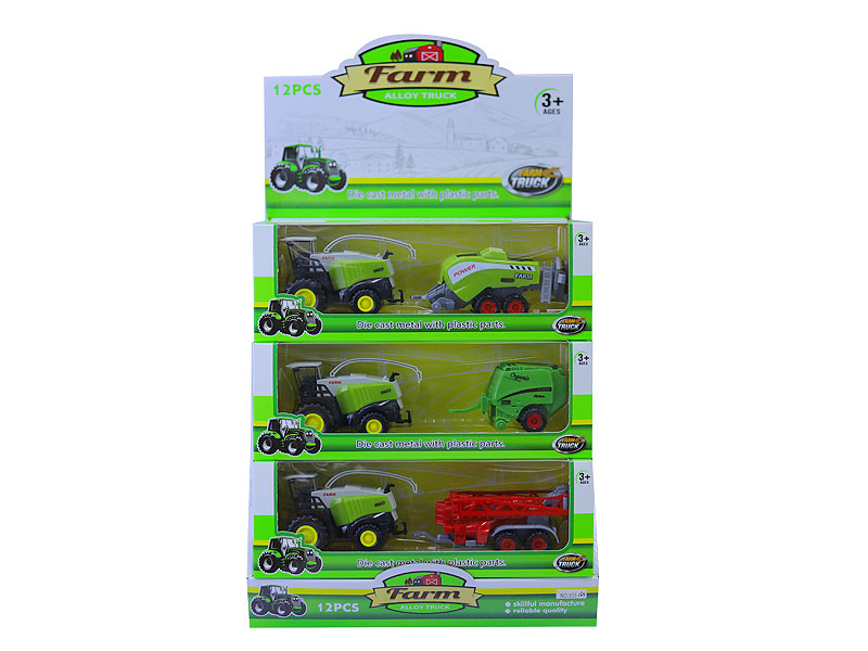 Die Cast Farmer Truck Free Wheel(12in1) toys