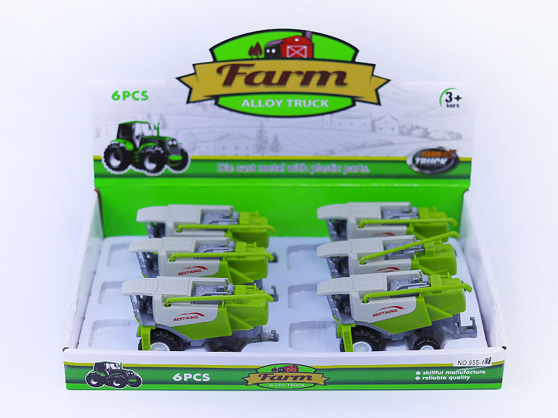 Die Cast Farmer Truck Free Wheel(6in1) toys