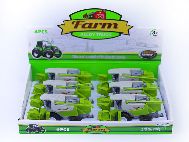 Die Cast Farmer Truck Free Wheel(6in1) toys