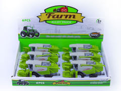 Die Cast Farmer Truck Free Wheel(6in1)