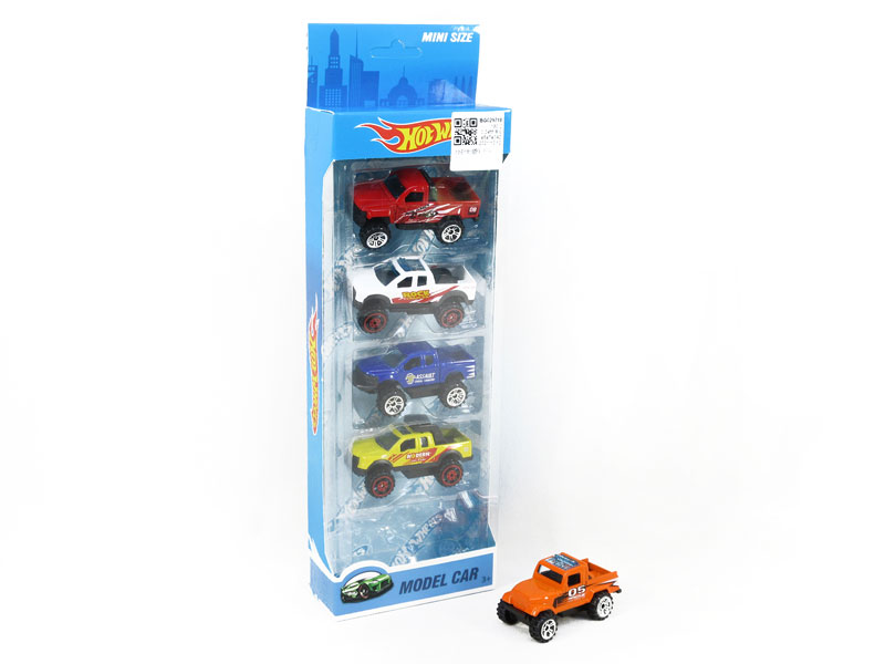 Die Cast Cross-country Car Free Wheel(5in1) toys