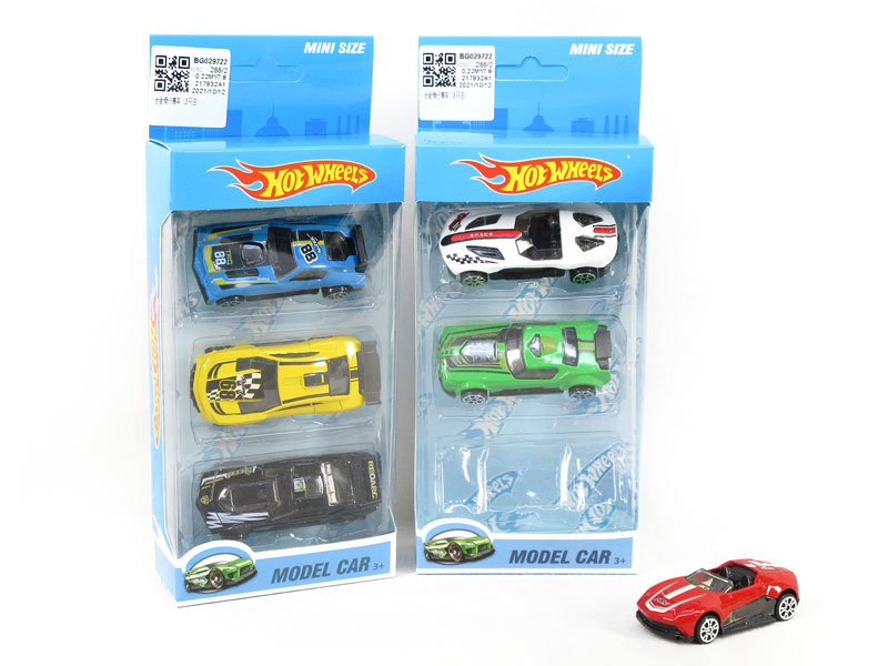 Die Cast Racing Car Free Wheel(3in1) toys