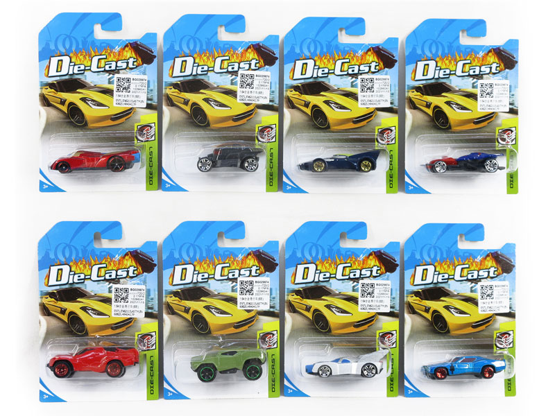 1:64 Die Cast Car Free Wheel(8S) toys
