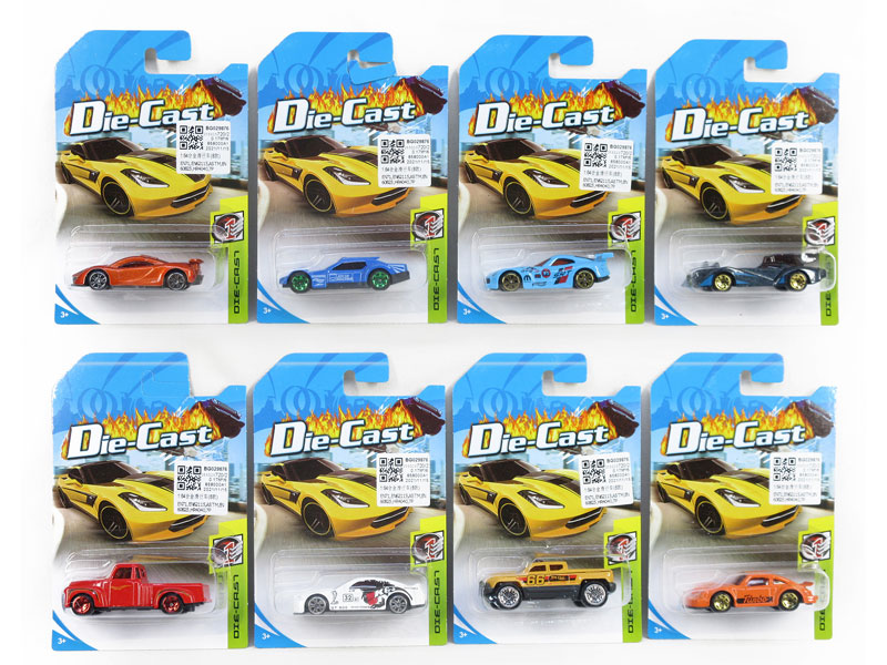 1:64 Die Cast Car Free Wheel(8S) toys