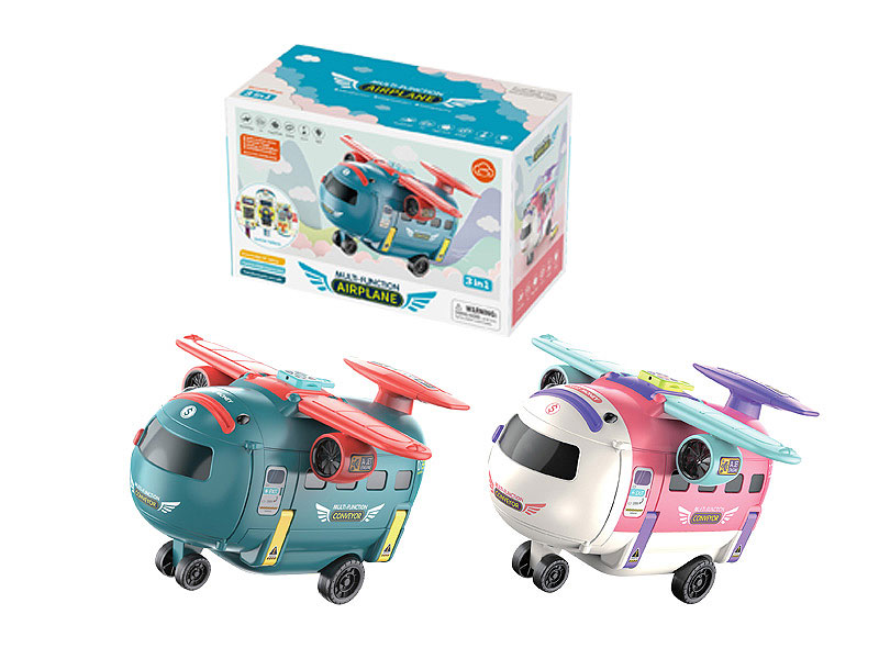 3in1 Free Wheel Aircraft W/L_M(2C) toys