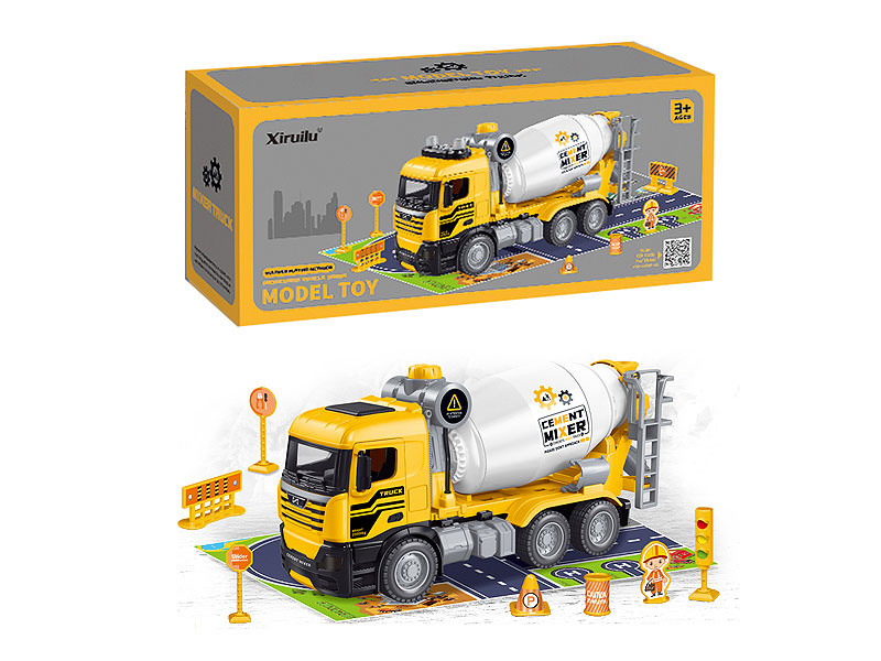 Free Wheel Construction Truck Set W/L_M toys