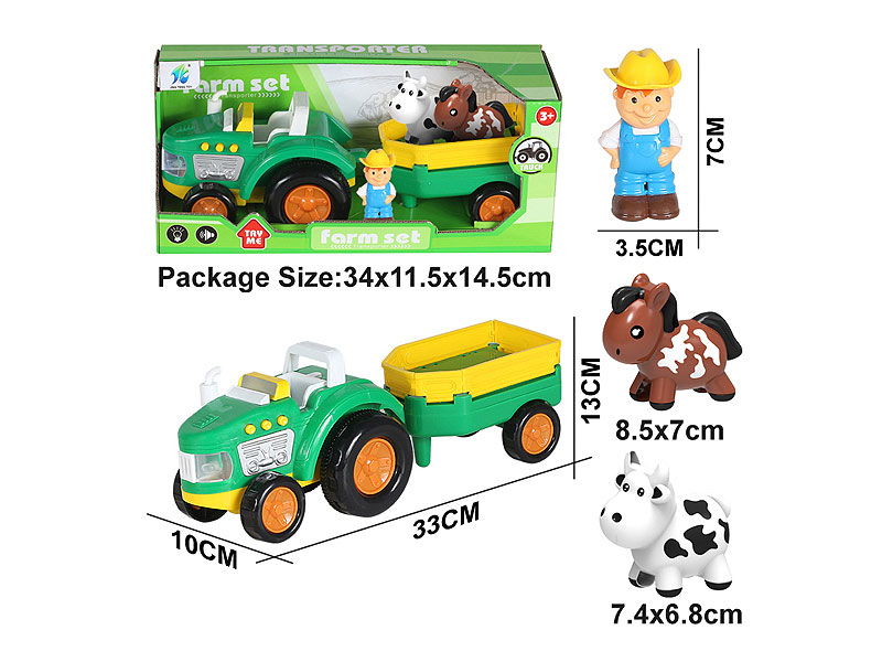 Free Wheel Farm Truck W/L_M toys