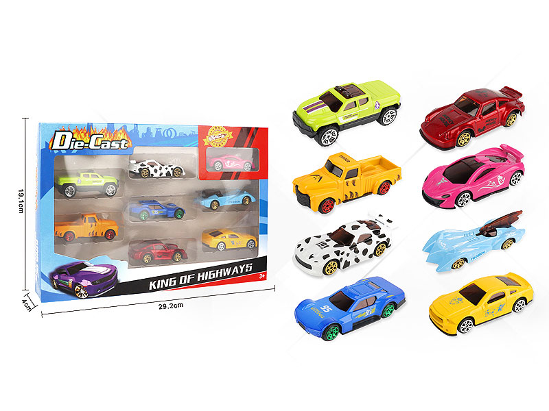 1:64 Die Cast Car Free Wheel(8in1) toys