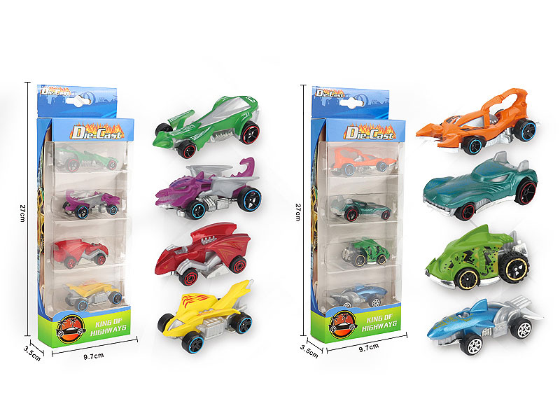 1:64 Die Cast Car Free Wheel(4in1) toys