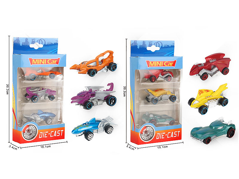 1:64 Die Cast Car Free Wheel(3in1) toys