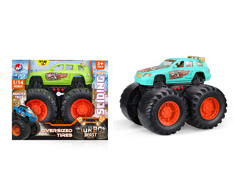 1:14 Free Wheel Car W/L_M(2C) toys