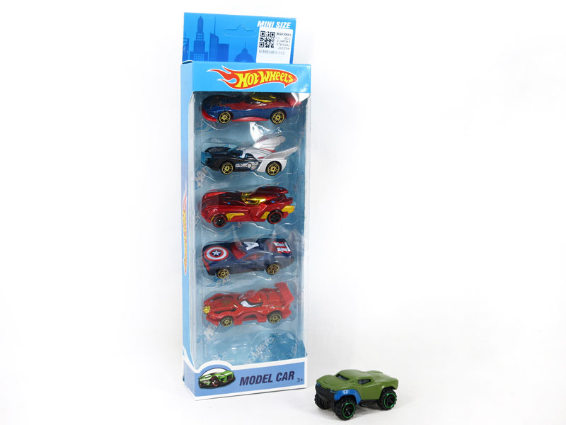 Die Cast Car Free Wheel(6in1) toys