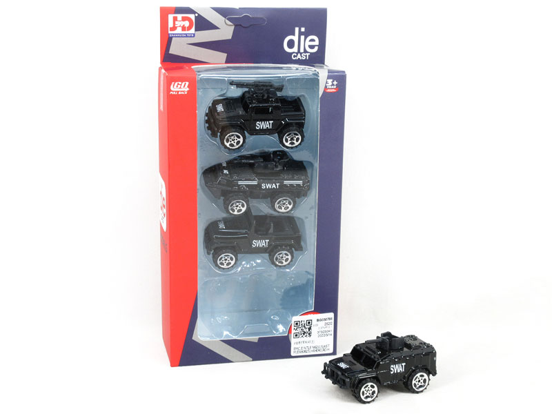 Die Cast Car Free Wheel(4in1) toys