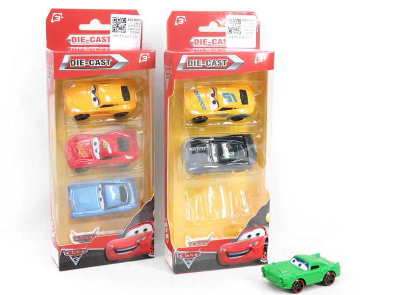 Die Cast Car Free Wheel(3in1) toys