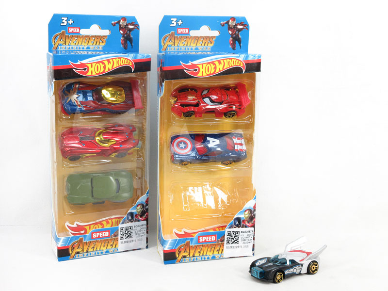 Die Cast Car Free Wheel(3in1) toys