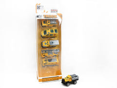 Die Cast Construction Truck Free Wheel(6in1)