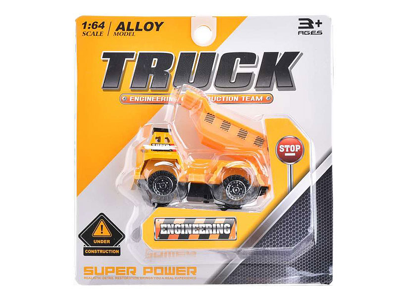1:64 Die Cast Construction Truck Free Wheel(6S) toys
