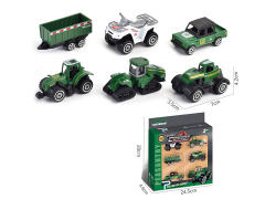 Free Wheel metal farm car toys