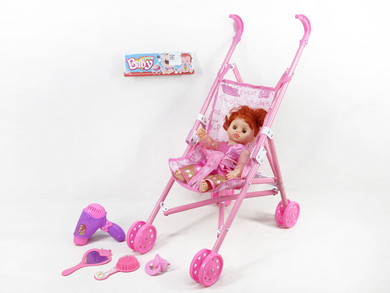 Go-Cart & Doll W/IC & Beauty Set toys