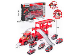 Free Wheel Fire Fighting Container Truck Set