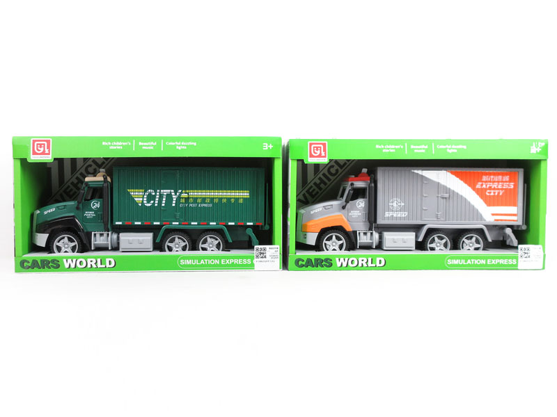 Free Wheel Postal Express Car W/L_S toys