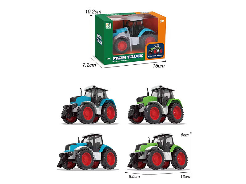 Die Cast Farmer Truck Free Wheel(4S) toys