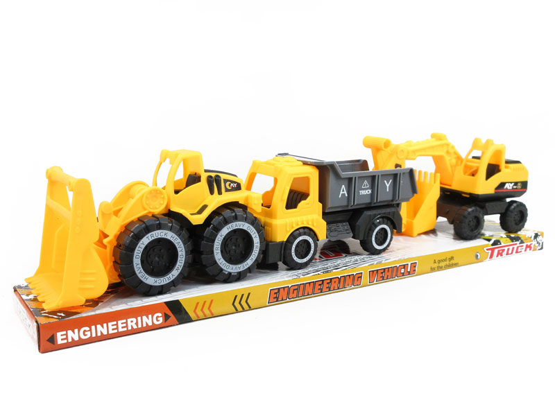 Free Wheel Construction Truck(3in1) toys