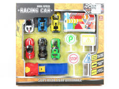 Die Cast Sports Car Set Free Wheel toys