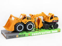 Free Wheel Construction Truck(2in1) toys