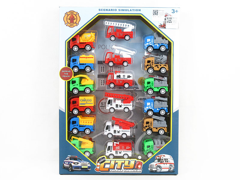 Free Wheel Car(18in1) toys