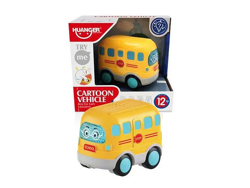 Free Wheel School Bus W/L_M toys