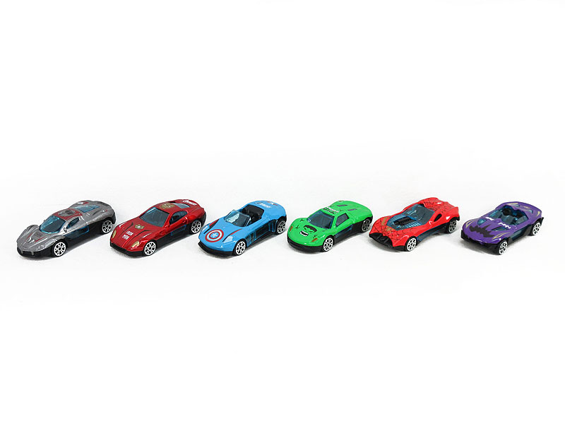 Die Cast Sports Car Free Wheel(6S) toys