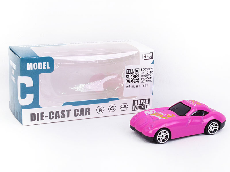 Die Cast Racing Car Free Wheel(6S) toys