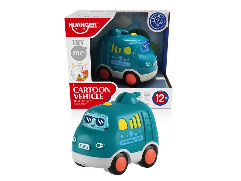 Free Wheel Watering Car W/L_M toys